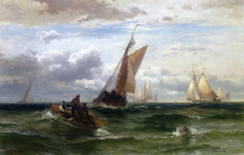 Navegação (Edward Moran) - Reprodução com Qualidade Museu