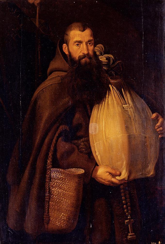 São Félix de Cantalice (Peter Paul Rubens) - Reprodução com Qualidade Museu