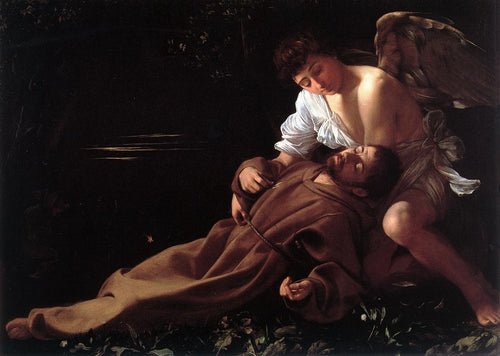 Êxtase de São Francisco (Caravaggio) - Reprodução com Qualidade Museu