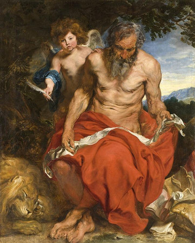 São Jerônimo (Anthony van Dyck) - Reprodução com Qualidade Museu