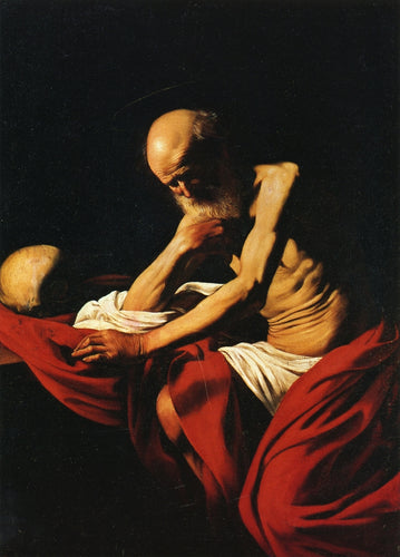 São Jerônimo (Caravaggio) - Reprodução com Qualidade Museu