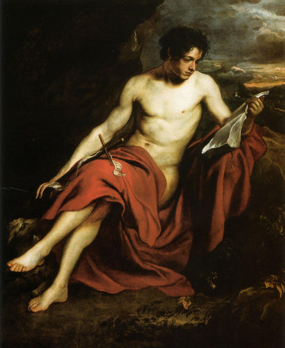 São João Batista no deserto (Anthony van Dyck) - Reprodução com Qualidade Museu