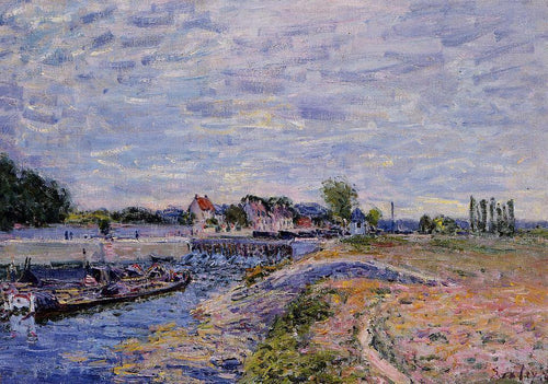 Barragem de São Mamede (Alfred Sisley) - Reprodução com Qualidade Museu