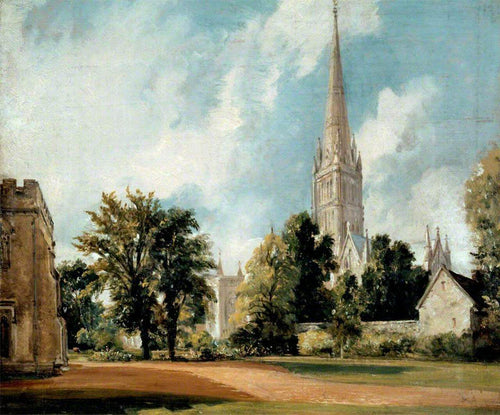 Catedral de Salisbury vista de perto
