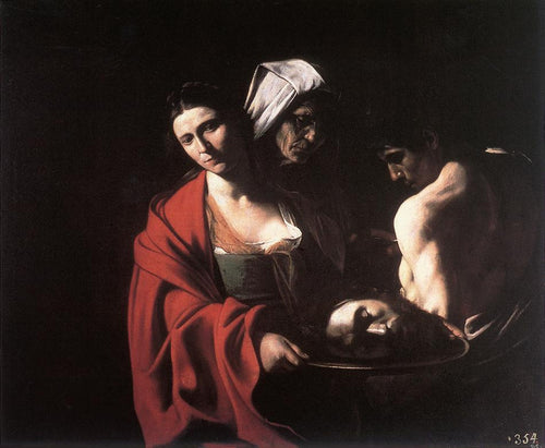Salomé com a cabeça de João Batista (Caravaggio) - Reprodução com Qualidade Museu