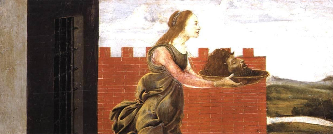 Salomé com a cabeça de São João Batista (Sandro Botticelli) - Reprodução com Qualidade Museu