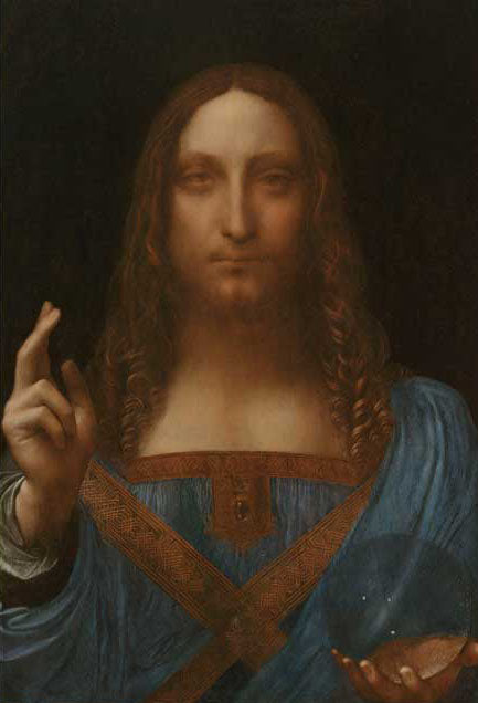 Salvator Mundi (Leonardo da Vinci) - Reprodução com Qualidade Museu
