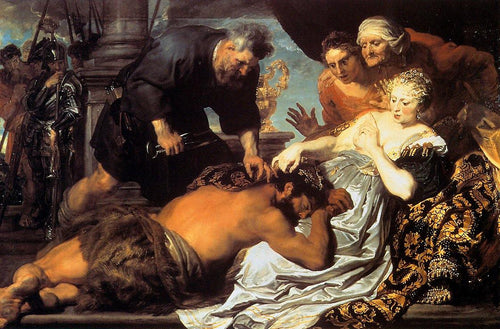 Sansão e Dalila (Anthony van Dyck) - Reprodução com Qualidade Museu