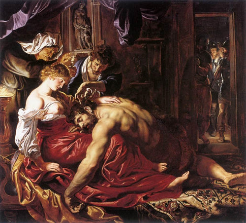 Sansão e Dalila (Peter Paul Rubens) - Reprodução com Qualidade Museu
