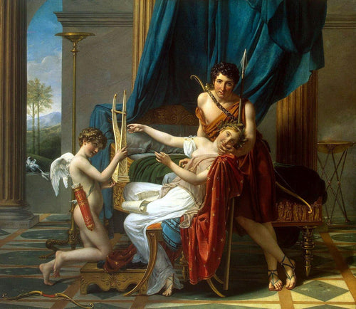 Safo e Phaon (Jacques-Louis David) - Reprodução com Qualidade Museu