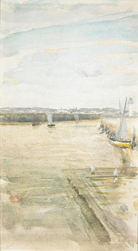 Cena no Mersey (James Abbott McNeill Whistler) - Reprodução com Qualidade Museu