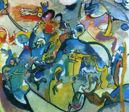 Dia de Todos os Santos II (Wassily Kandinsky) - Reprodução com Qualidade Museu