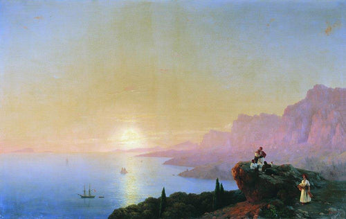 See Bay (Ivan Aivazovsky) - Reprodução com Qualidade Museu