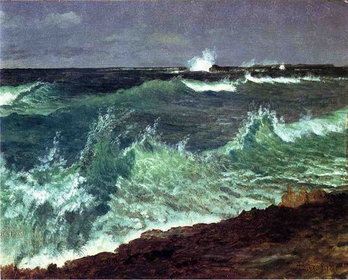 Seascape (Albert Bierstadt) - Reprodução com Qualidade Museu