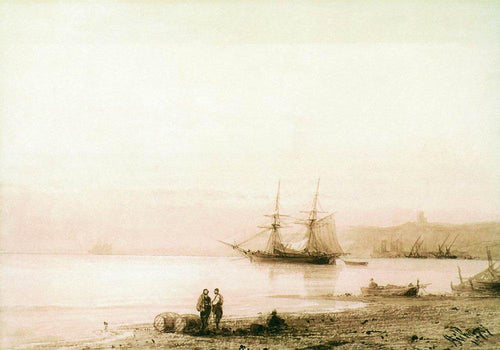 Beira Mar (Ivan Aivazovsky) - Reprodução com Qualidade Museu
