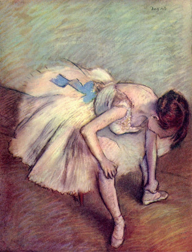 Dançarino Sentado (Edgar Degas) - Reprodução com Qualidade Museu