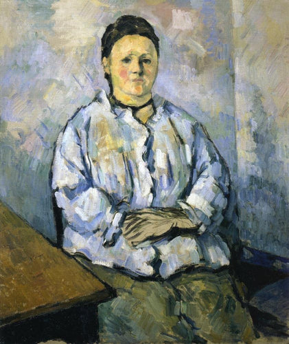 Mulher sentada (Paul Cézanne) - Reprodução com Qualidade Museu