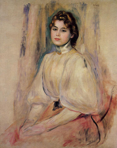 Jovem sentada (Pierre-Auguste Renoir) - Reprodução com Qualidade Museu