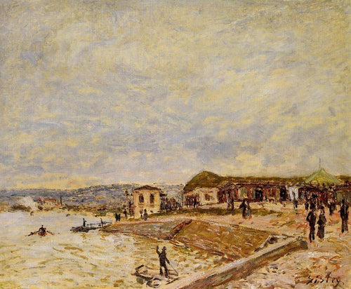 Sena ao amanhecer (Alfred Sisley) - Reprodução com Qualidade Museu