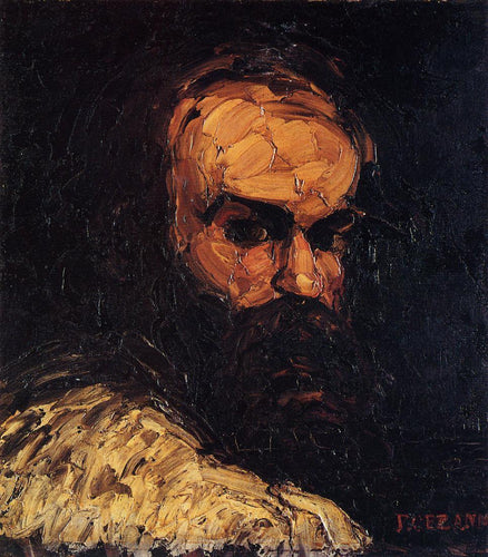Auto-retrato (Paul Cézanne) - Reprodução com Qualidade Museu