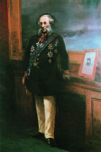 Auto-retrato (Ivan Aivazovsky) - Reprodução com Qualidade Museu
