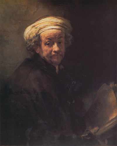 Auto-retrato como o apóstolo Paulo (Rembrandt) - Reprodução com Qualidade Museu