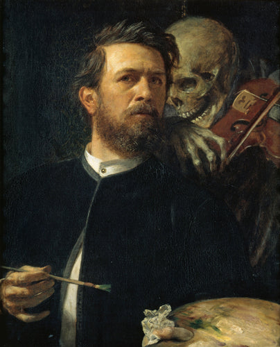 Auto-retrato com a morte como violinista - Replicarte