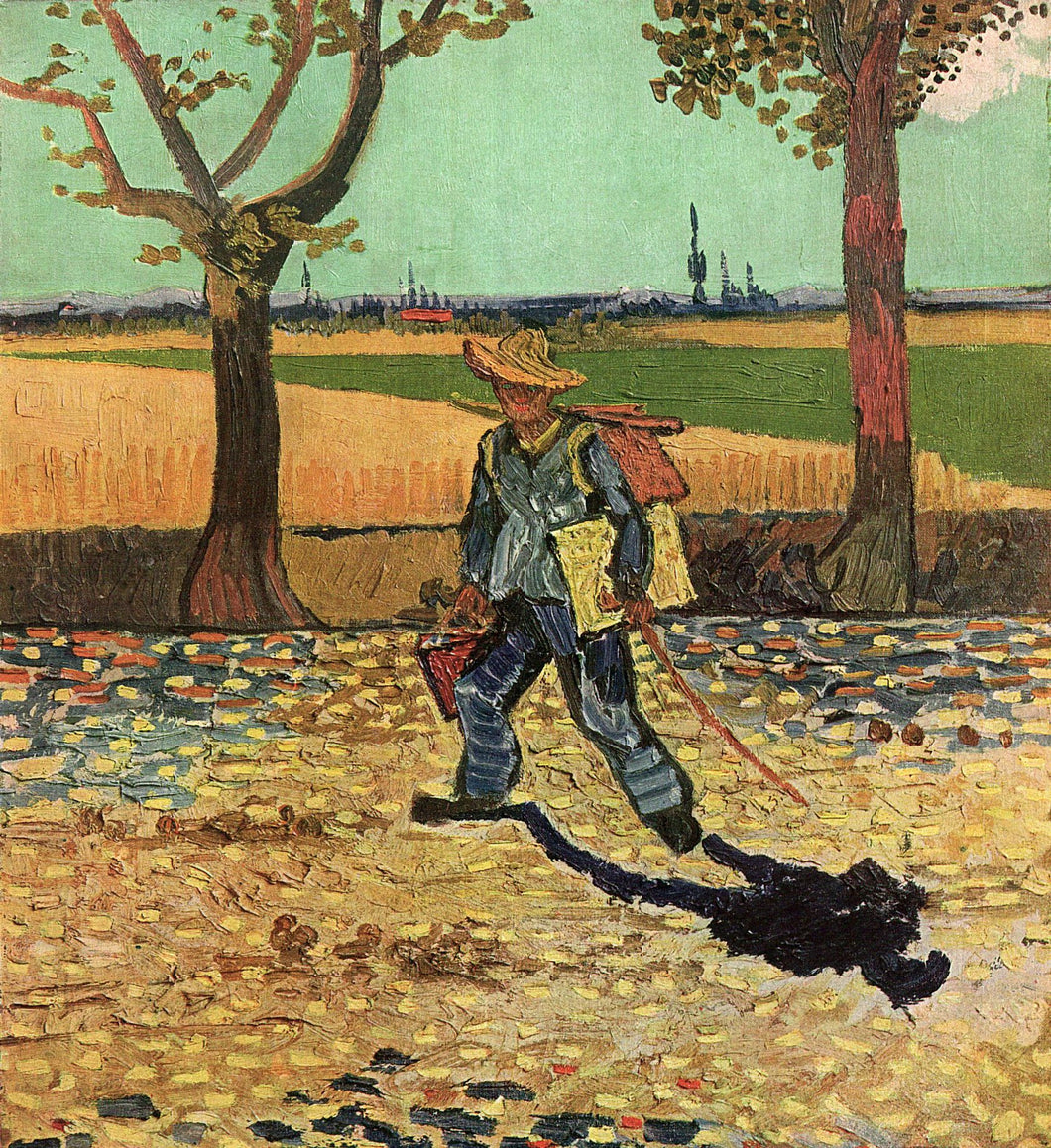 Pintor a caminho do trabalho - Vincent Van Gogh