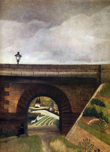 Sevres Bridge (Henri Rousseau) - Reprodução com Qualidade Museu