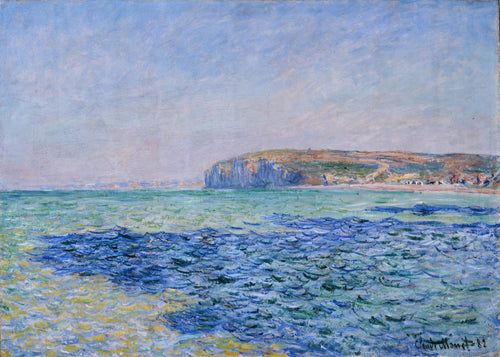 Sombras no mar em Pourville (Claude Monet) - Reprodução com Qualidade Museu