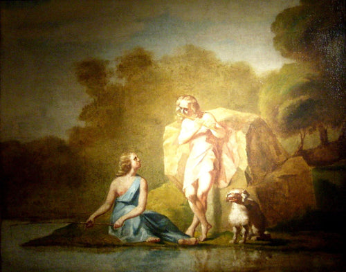 Shepherds Of Arcádia (Jean-François Millet) - Reprodução com Qualidade Museu