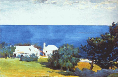 Costa nas Bermudas (Winslow Homer) - Reprodução com Qualidade Museu