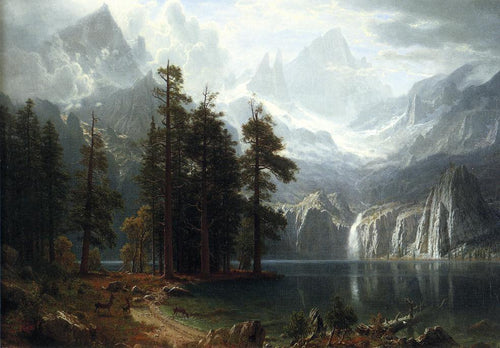 Sierra Nevada (Albert Bierstadt) - Reprodução com Qualidade Museu