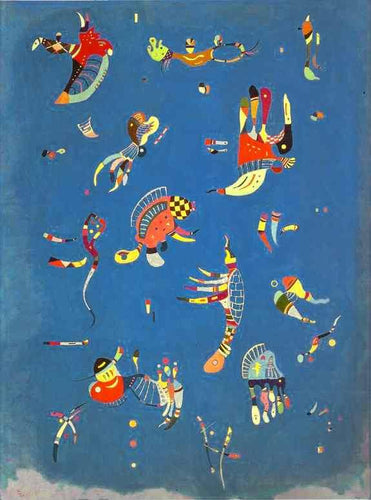 Céu azul (Wassily Kandinsky) - Reprodução com Qualidade Museu