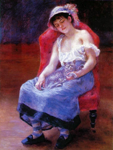 Menina adormecida (Pierre-Auguste Renoir) - Reprodução com Qualidade Museu