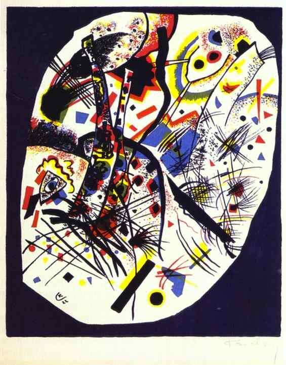 Mundos Pequenos III (Wassily Kandinsky) - Reprodução com Qualidade Museu