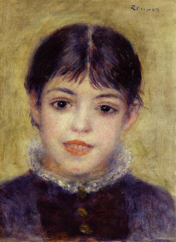 Jovem sorridente (Pierre-Auguste Renoir) - Reprodução com Qualidade Museu