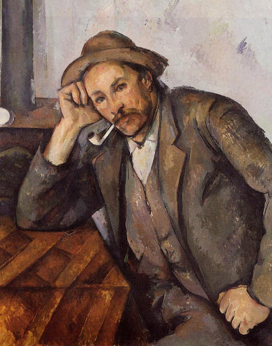 Fumante (Paul Cézanne) - Reprodução com Qualidade Museu