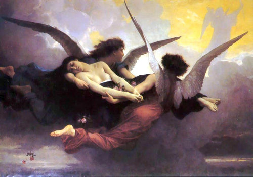 Alma transportada para o céu (William-Adolphe Bouguereau) - Reprodução com Qualidade Museu