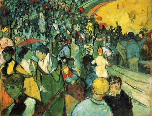 Espectadores na arena de Arles (Vincent Van Gogh) - Reprodução com Qualidade Museu
