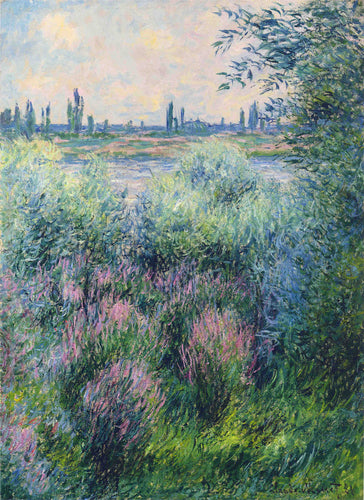 Ponto nas margens do Sena (Claude Monet) - Reprodução com Qualidade Museu