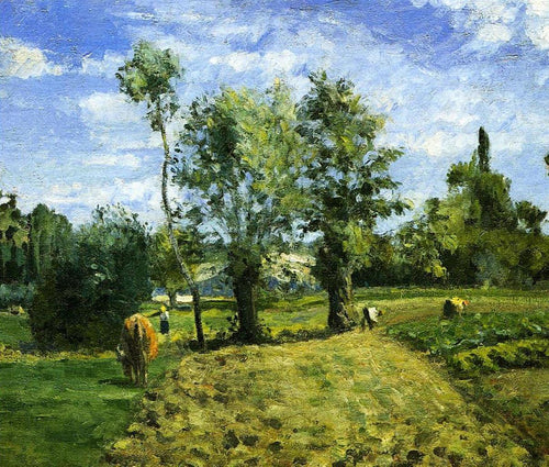 Manhã de primavera, Pontoise (Camille Pissarro) - Reprodução com Qualidade Museu