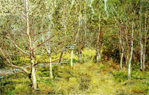 Spring Woods (Childe Hassam) - Reprodução com Qualidade Museu