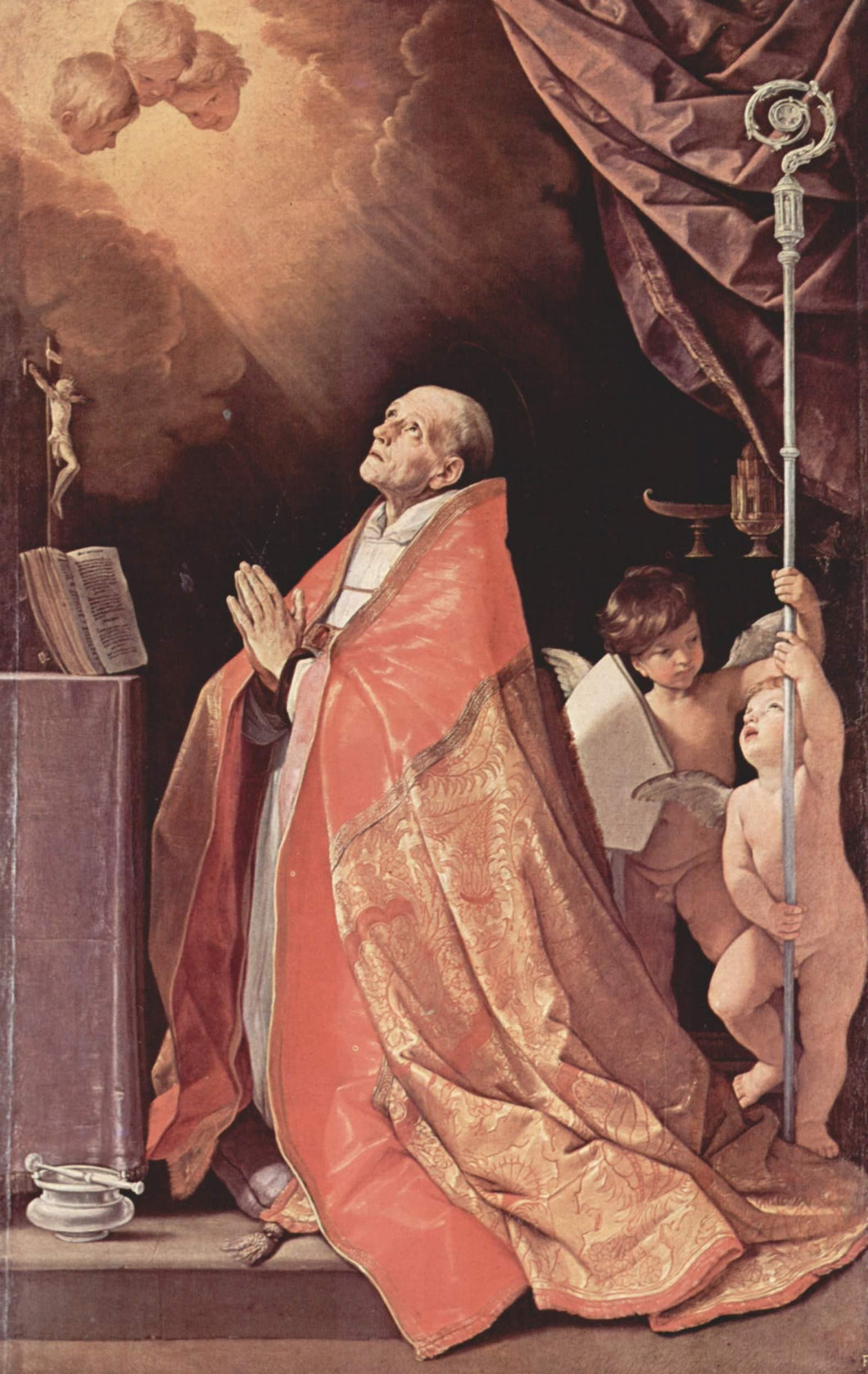 Santo André Corsini em oração
