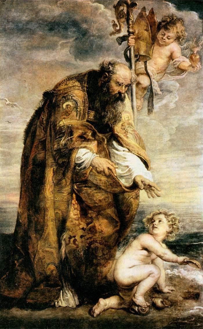 Santo Agostinho (Peter Paul Rubens) - Reprodução com Qualidade Museu
