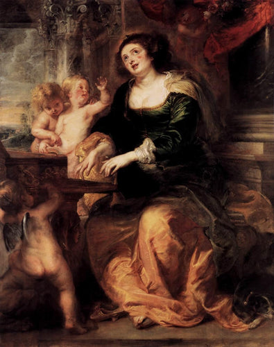 Santa Cecilia (Peter Paul Rubens) - Reprodução com Qualidade Museu