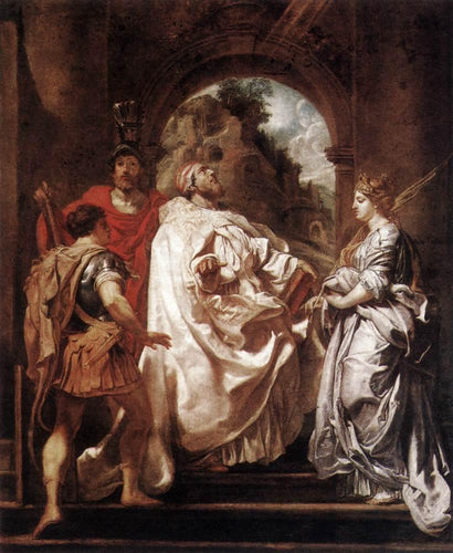 São Gregório o Grande com os Santos (Peter Paul Rubens) - Reprodução com Qualidade Museu