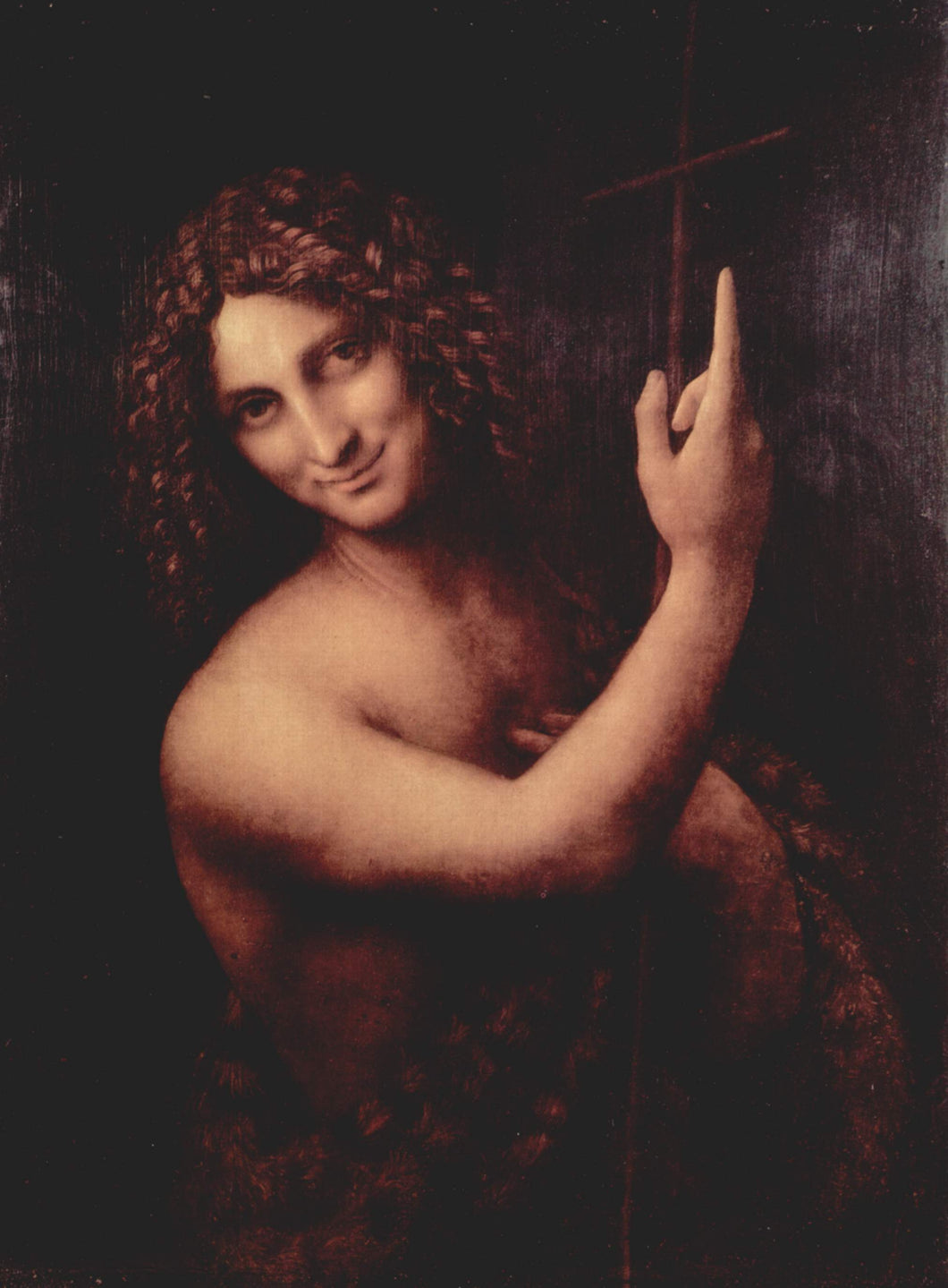 São João Batista (Leonardo da Vinci) - Reprodução com Qualidade Museu