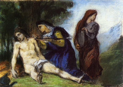 São Sebastião (Eugene Delacroix) - Reprodução com Qualidade Museu