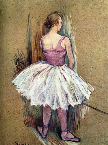 Dançarino em Pé (Henri de Toulouse-Lautrec) - Reprodução com Qualidade Museu